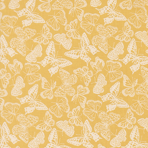 My Secret Garden Flitter Flutter Novelty Butterflies Dusk 20984 32 Quilting Fabric