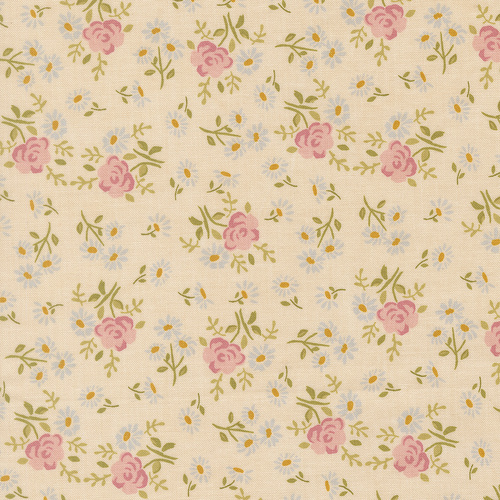 My Secret Garden Rose Garden Small Floral & Daisies Cloud 20985 11 Quilting Fabric