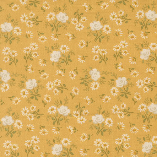 My Secret Garden Rose Garden Small Floral & Daisies Sunflower 20985 16 Quilting Fabric