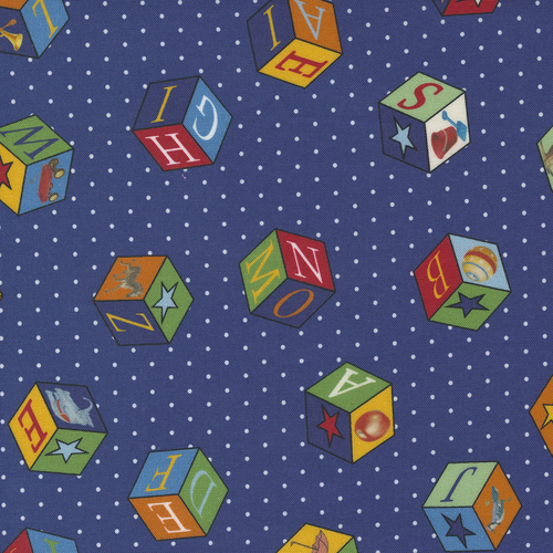 Picture Perfect Navy M2180118 Quilting Fabric