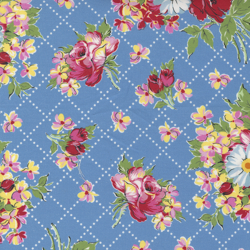 Picture Perfect Blue M2180217 Quilting Fabric