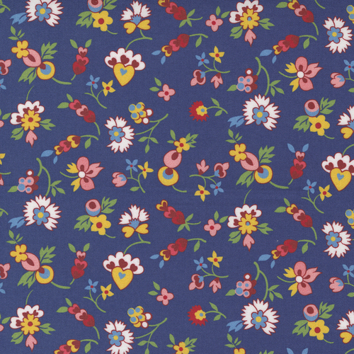 Picture Perfect Navy M2180318 Quilting Fabric