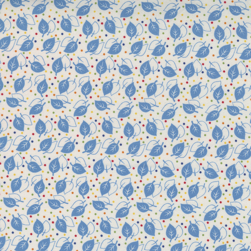 Picture Perfect Ivory Blue M2180621 Quilting Fabric