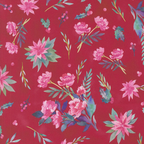 Love and Cheer Berry Floral M2183215 Quilting Fabric