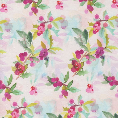 Love and Cheer Snowflake Holly M2183411 Quilting Fabric