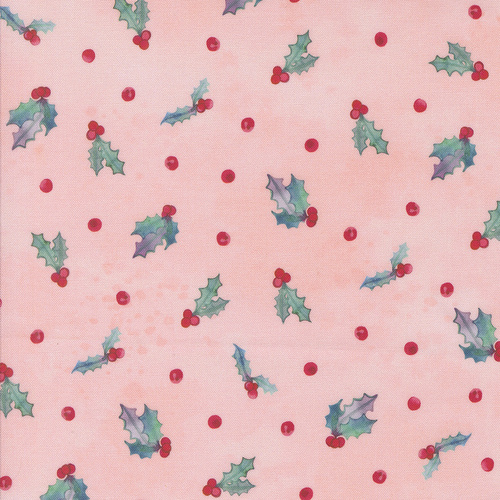 Love and Cheer Ballet Holly Berry Dot M2183713 Quilting Fabric
