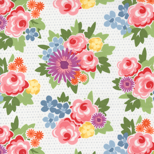 Zinnia Rainbow 24130 11 Quilting Fabric