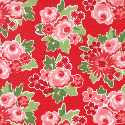 Zinnia Ruby 24130 15 Quilting Fabric