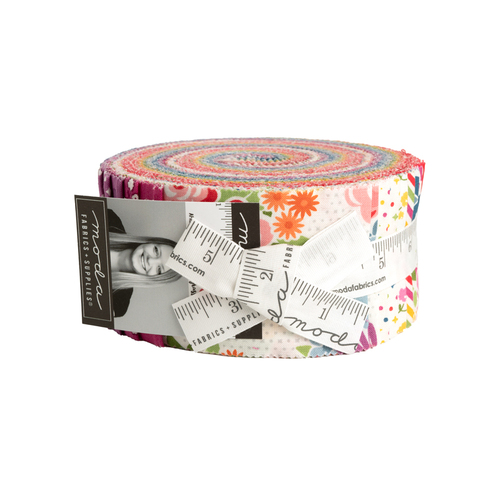 Zinnia 24130JR Jelly Roll  40 X 2 1/2" strips Moda Precuts