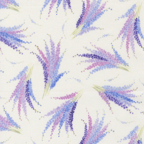 Delphinium Snowdrop 24652 11 Larkspur Florals Quilting Fabric