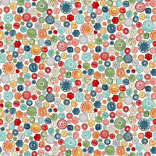 Sewing Room M2504Q Buttons Cream