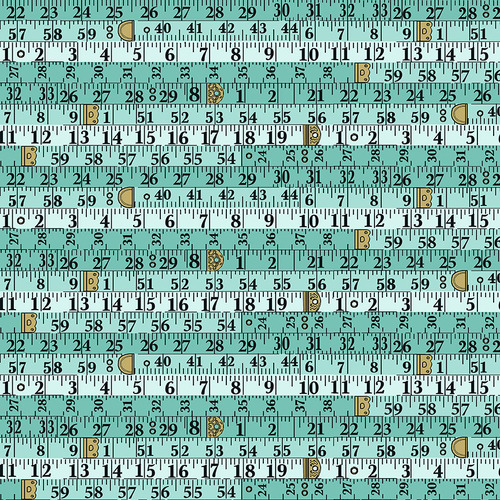 Sewing Room M2507B Tape Measures Blue