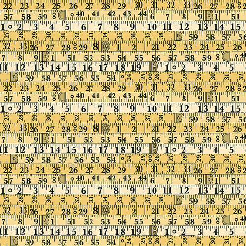Sewing Room M2507Y Tape Measures Yellow