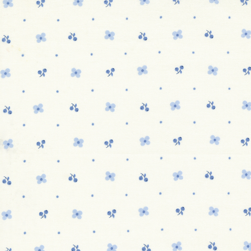 Blueberry Delight Cream 3034 11 Blueberry Floral Florals