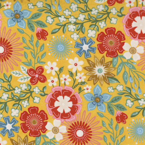 Frankie M3067016 Uninhibited Goldie Fabric