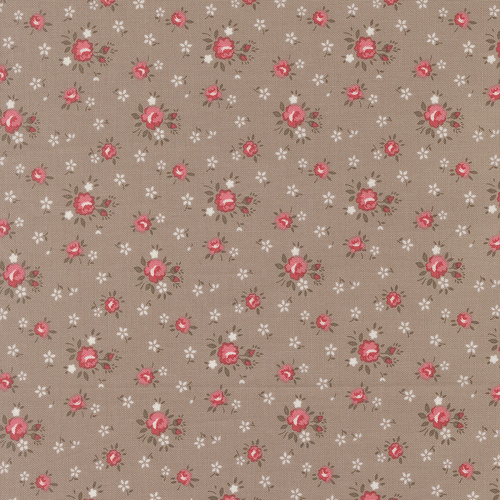 Lyda Rose Stone Petite Rose Small Floral 3071 22 Quilting Fabric