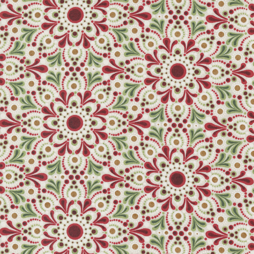 Jolly Good Eggnog Cranberry 30723 11 Quilting Fabric
