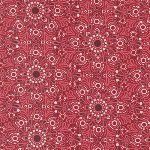 Jolly Good Cranberry 30723 17 Quilting Fabric