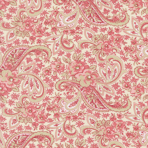 Petals And Polka Dots Lace 3081 11 Pretty Paisley Quilting Fabric