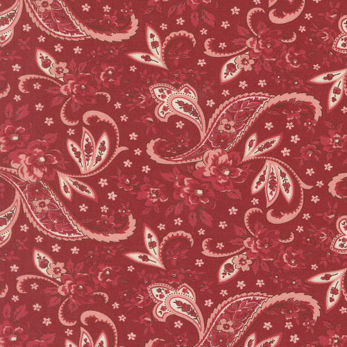 Petals And Polka Dots Rose 3081 20 Pretty Paisley Quilting Fabric