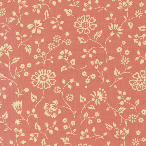 Petals And Polka Dots Berry 3082 16 Fleurs Florals Quilting Fabric