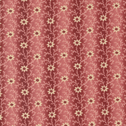 Kates Garden Gate Red M3164315 Quilting Fabric