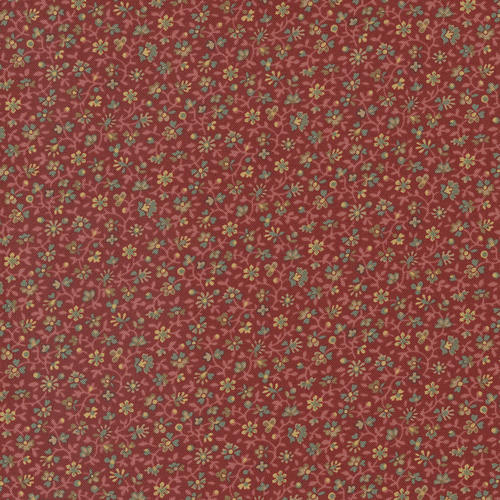 Kates Garden Gate Red M3164413 Quilting Fabric