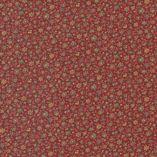 Kates Garden Gate Red M3164413 Quilting Fabric