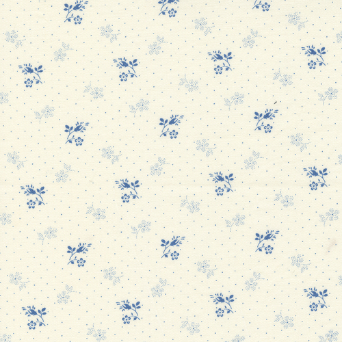 Amelias Blues Ivory Amelias Blu 31655 11 Quilting Fabric