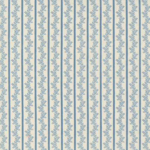 Florences Fancy Trellis Vine Stripes Blue 31665 20