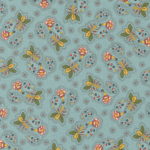 Dinahs Delight Robins Egg 31674 13 Patchwork Fabric