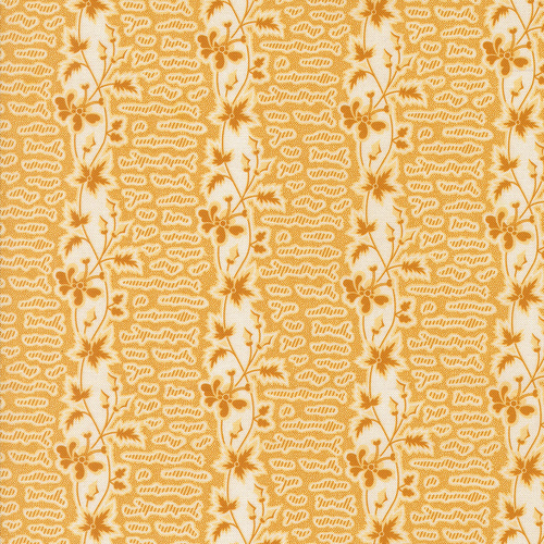 Sallys Stitches Honey 31712 11 Honey Stripes Floral Patchwork Fabric