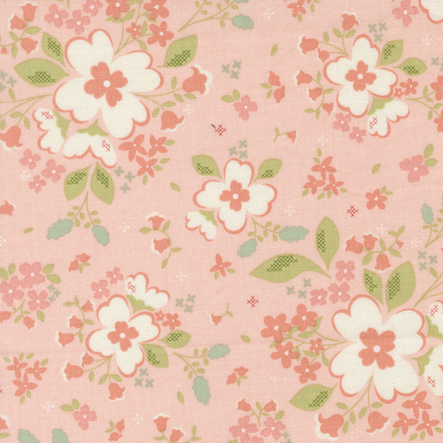 Sunbonnet Pink 31760 15 Pretty Petals Large Floral Quilting Fabric