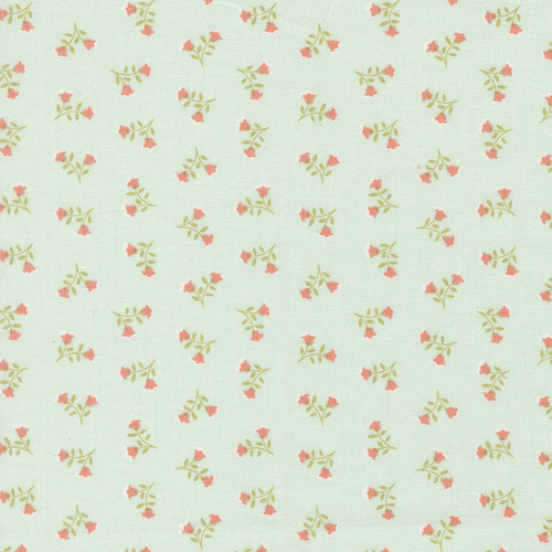Sunbonnet Pale Blue 31763 19 Tossed Petals Ditsy Quilting Fabric