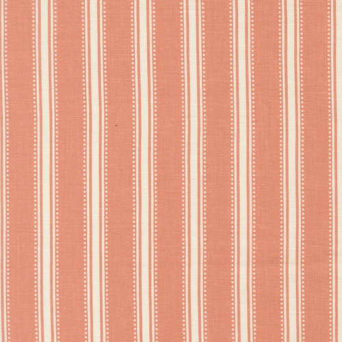 Sunbonnet Coral 31767 41 Dotted Stripe Dots & Stripes Quilting Fabric