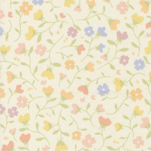 Pastel Prairie Porcelain 31780 11 Meadow Small Floral Patchwork Fabric