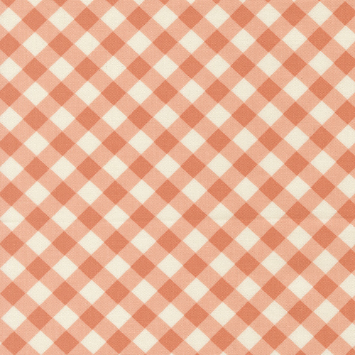 Pastel Prairie Coral 31786 33 Gingham Checks & Plaids Patchwork Fabric