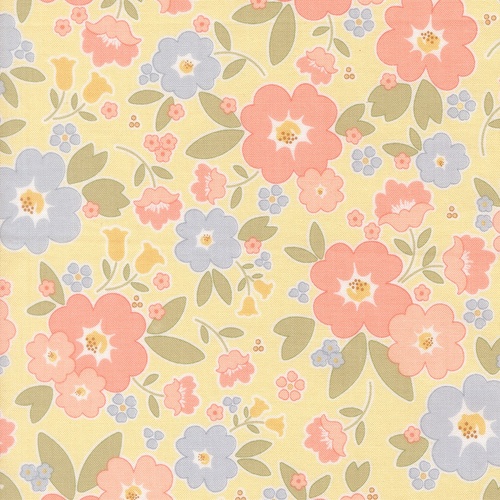 Handmade Sweetness Vintage Blooms Butter 31790 12 Quilting Fabric