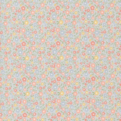Handmade Sweetness Bitty Blossoms Sky 31791 22 Quilting Fabric