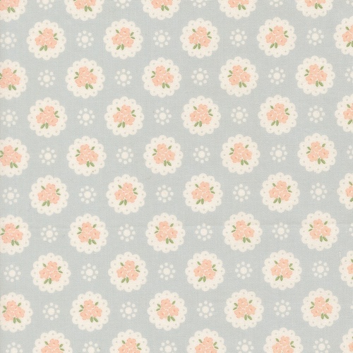 Handmade Sweetness Doily Sky 31792 22 Quilting Fabric