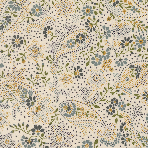 Chelsea Garden 2026 Porcelain Peacoc  33854 24 Bohemian Flare Paisley Quilting Fabric