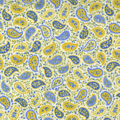 Summer Breeze Ivory Multi M3361411 Patchwork & Quilting Fabric 