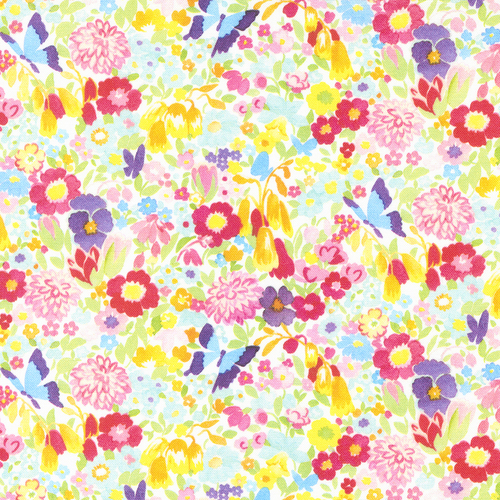 Whimsy Wonderland Rainbow  M3365411 Patchwork Fabric