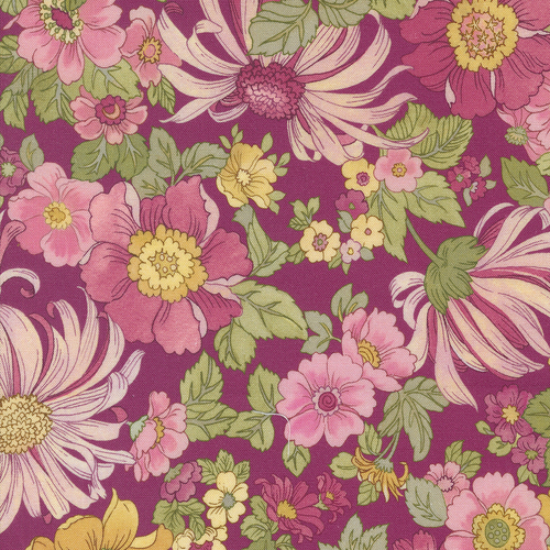 Chelsea Garden Mulberry 33740 15 Quilting Fabric