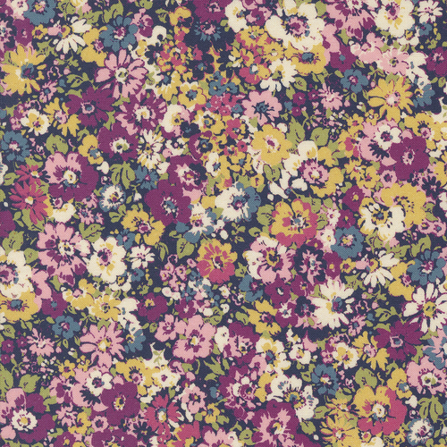 Chelsea Garden Navy Multi 33744 11 Quilting Fabric