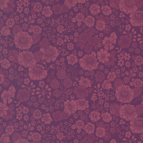 Chelsea Garden Plum 33745 20 Quilting Fabric