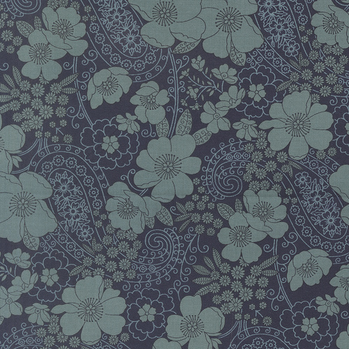 Chelsea Garden 2026 Midnight 33852 19 Garden Party Paisley Quilting Fabric