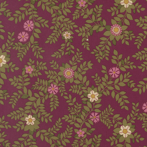 Chelsea Garden Mulberry 33853 16 Galivanting Garden Florals Quilting Fabric