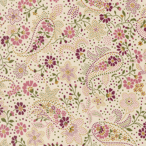 Chelsea Garden Porcelain 33854 11 Bohemian Flare Paisley Quilting Fabric