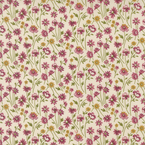 Chelsea Garden Porcelain 33856 11 Cheek Posy Small Floral Quilting Fabric